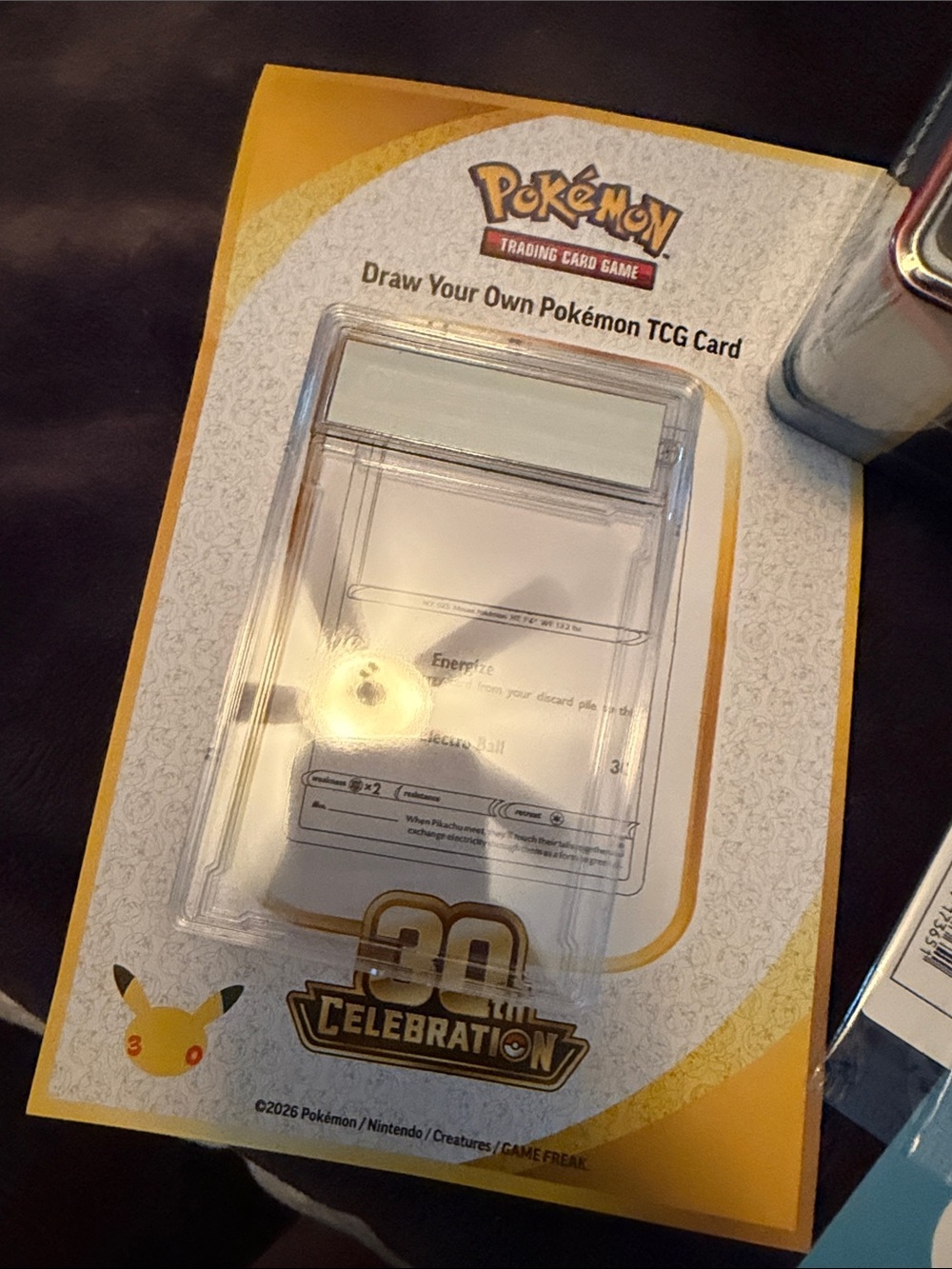 Pokemon 30th Anniversary collection Tin Set of 2 from Target w/promo cards etc - Picture 8 of 16
